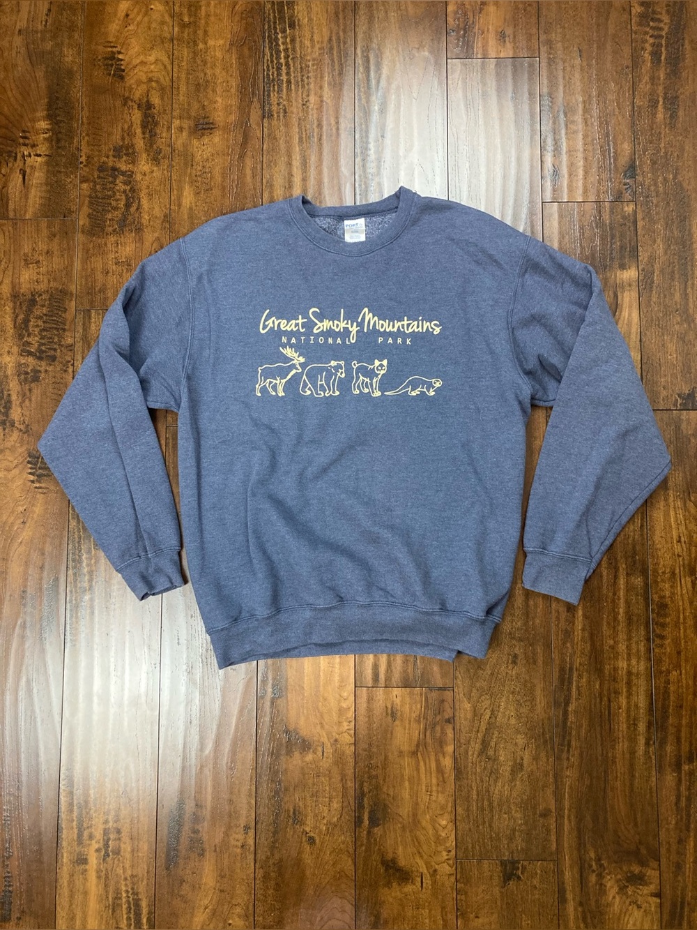 GREAT SMOKY MOUNTAINS National Park Sweatshirt Crewneck Adult Size LARGE